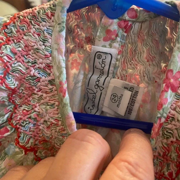 Isabel Garreton Smocked Infant Girls Romper size 24 months - Picture 5 of 16